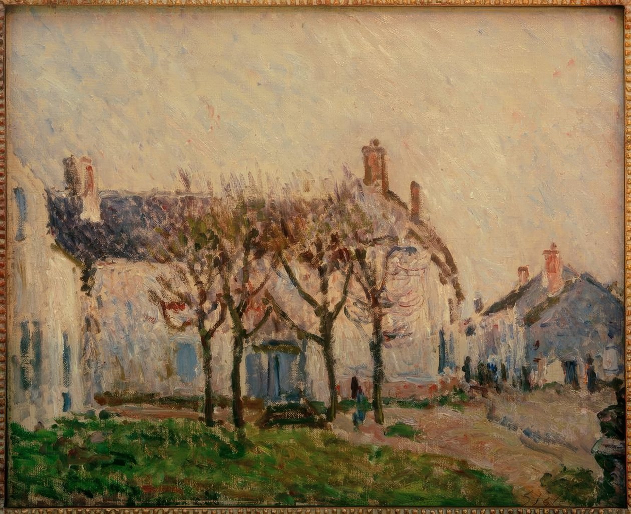 Calle en Moret-sur-Loing de Alfred Sisley