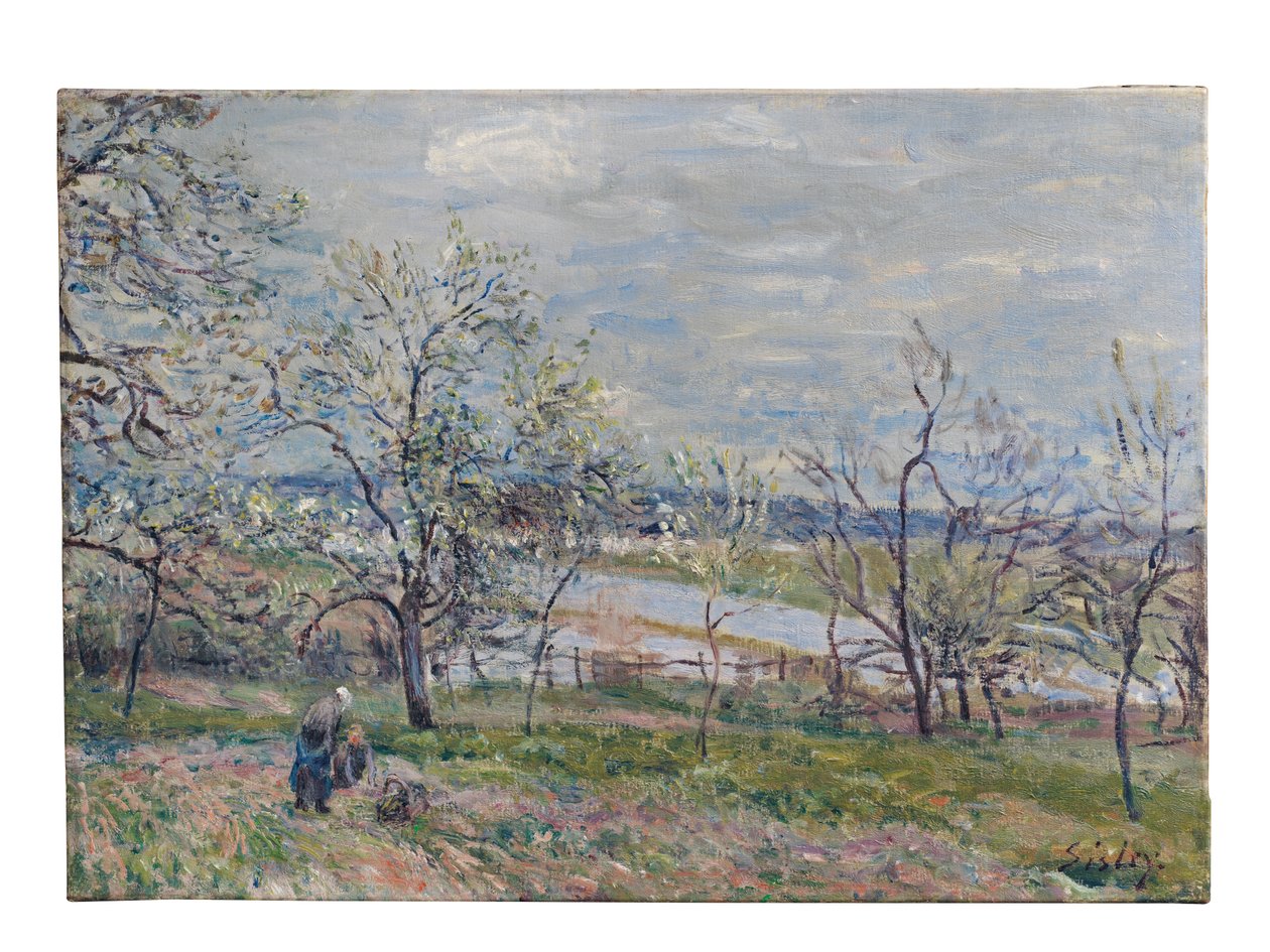 Primavera en Veneux-Nadon, 1882 de Alfred Sisley