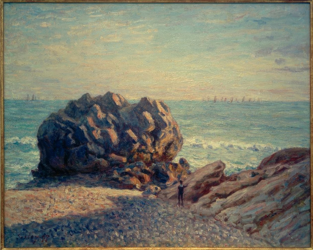 Storrs Rock, Ladys Cove, la tarde de Alfred Sisley