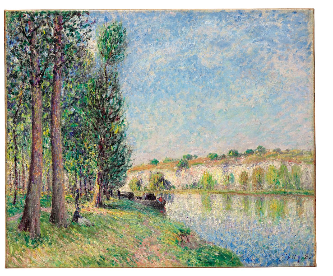 El Loing en Moret de Alfred Sisley