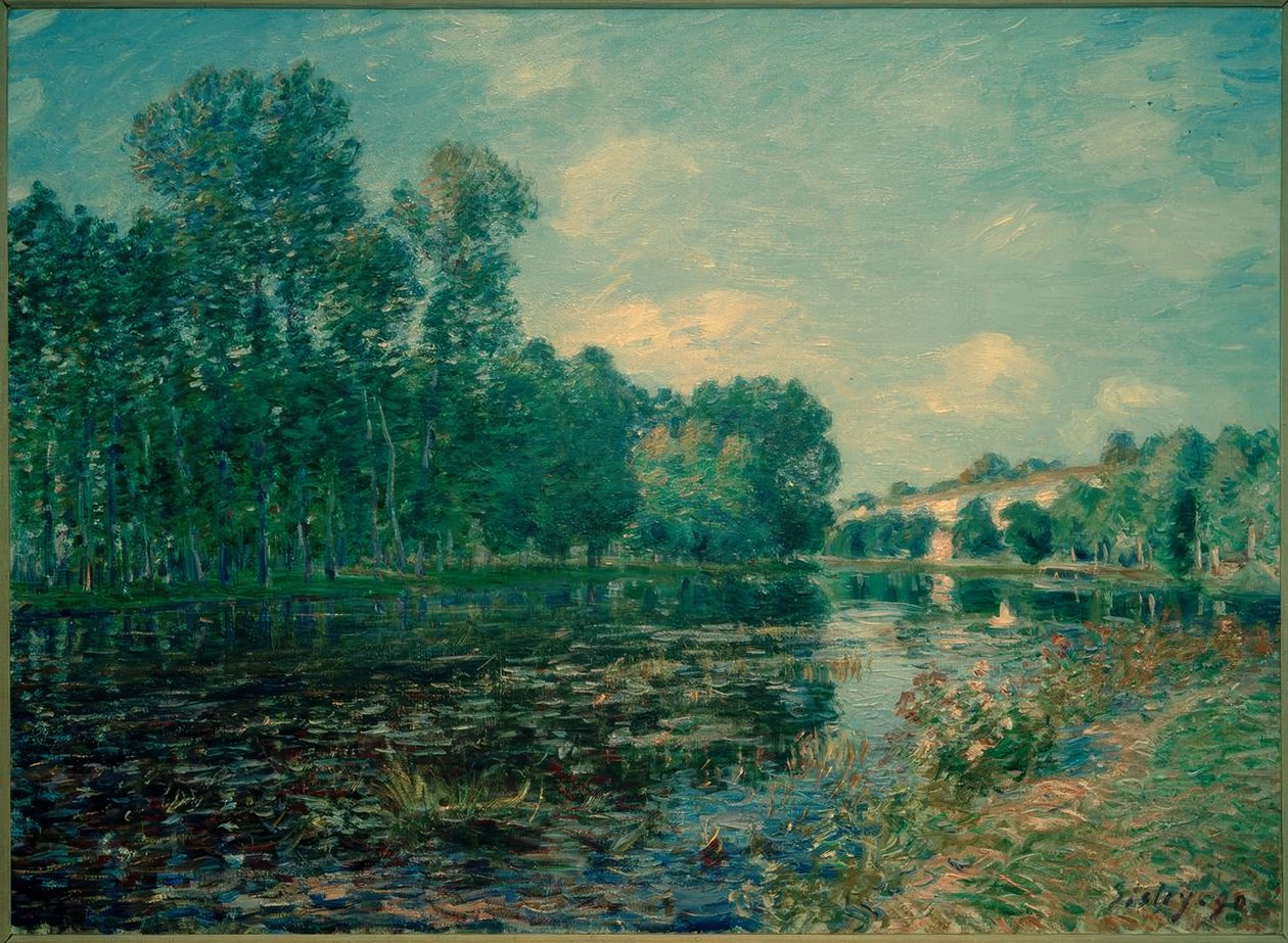 Curva del Loing en verano de Alfred Sisley