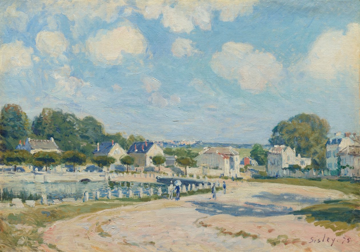 El abrevadero de Marly de Alfred Sisley