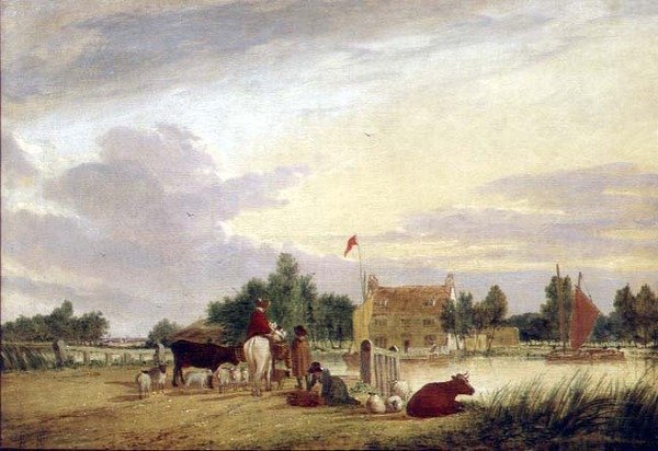 Ferry de Buckenham de Alfred Stannard