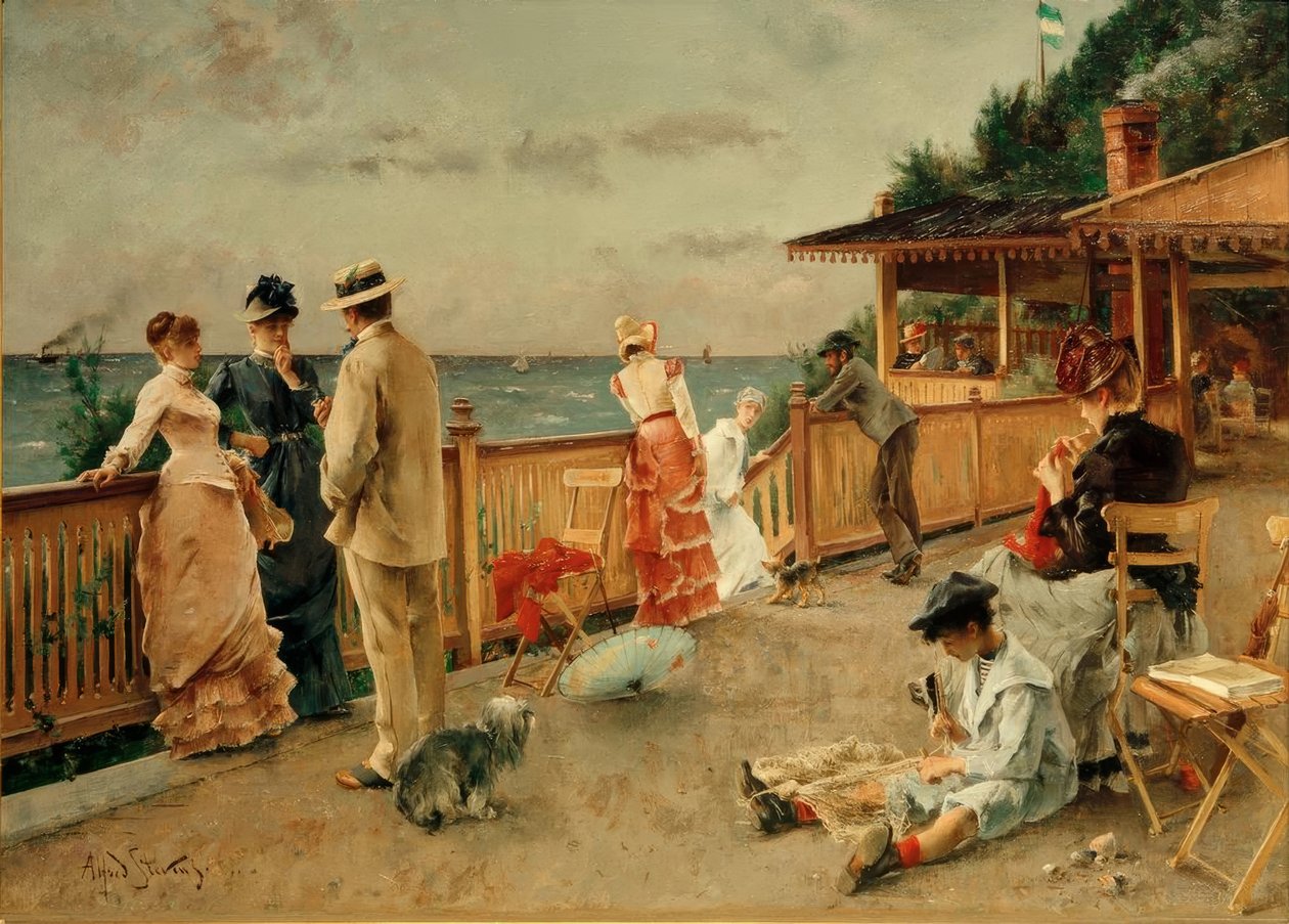 A.Stevens, Villa des Falaises, Sainte-Adresse de Alfred Emile Stevens