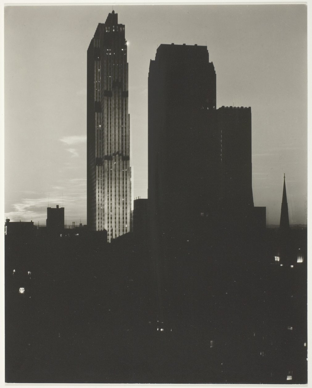 Nueva York desde el Shelton de Alfred Stieglitz
