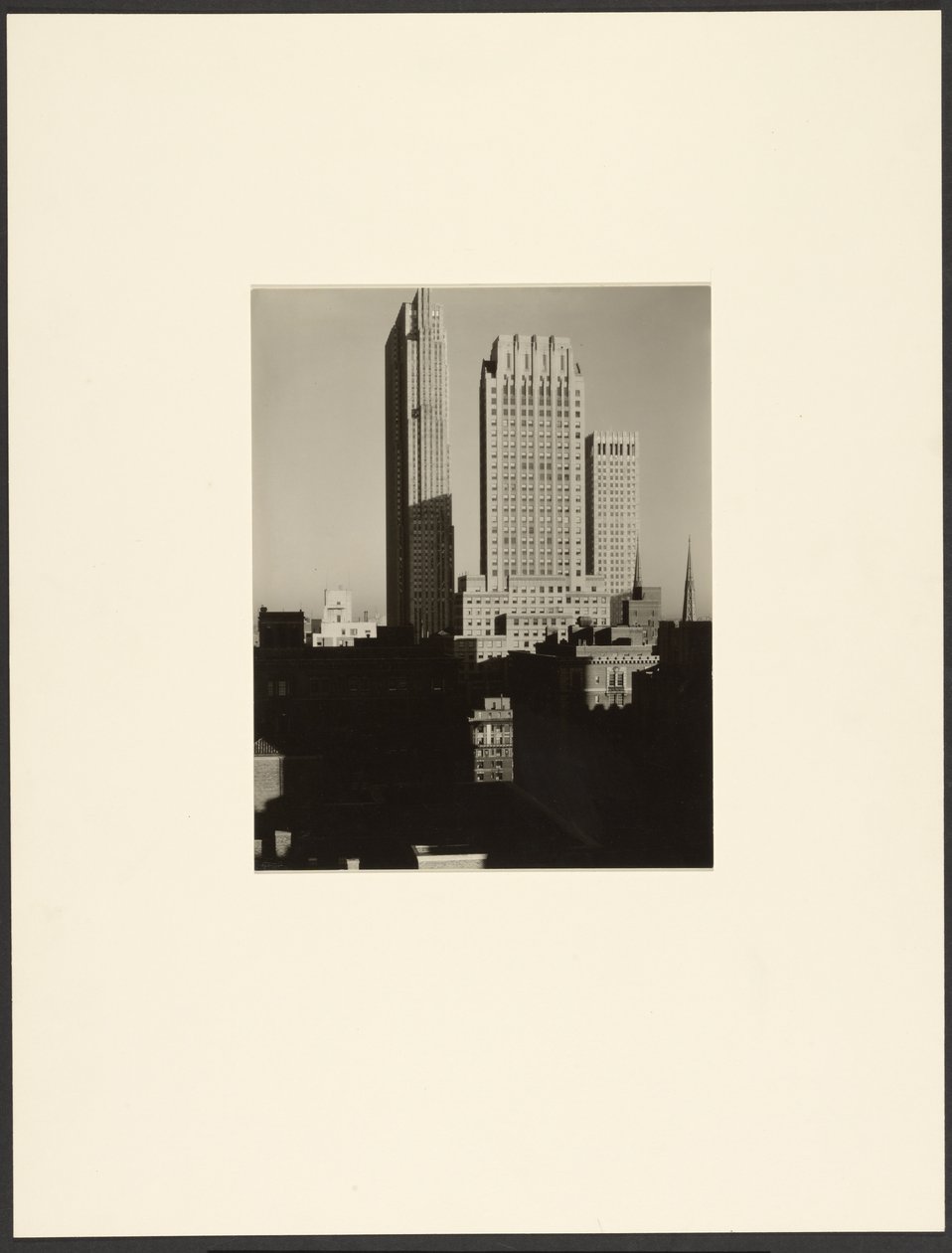 Nueva York desde el Shelton de Alfred Stieglitz