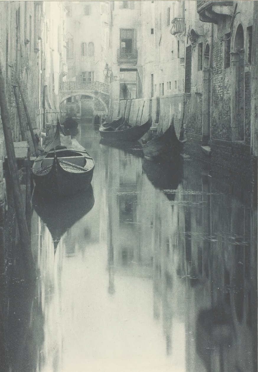 Reflejo-Venecia, c. 1897 de Alfred Stieglitz