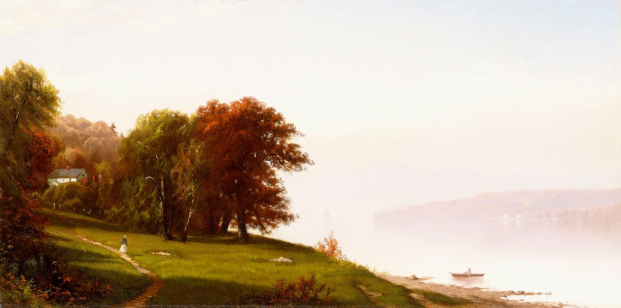 Paisaje en el Hudson, c.1865 de Alfred Thompson Bricher