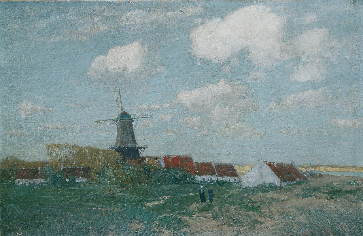 Pueblo en la duna de Alfred Zoff