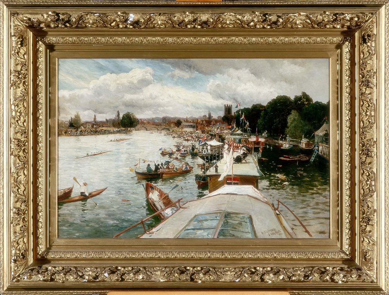Regata de Henley, 1881 de Alfred de Breanski