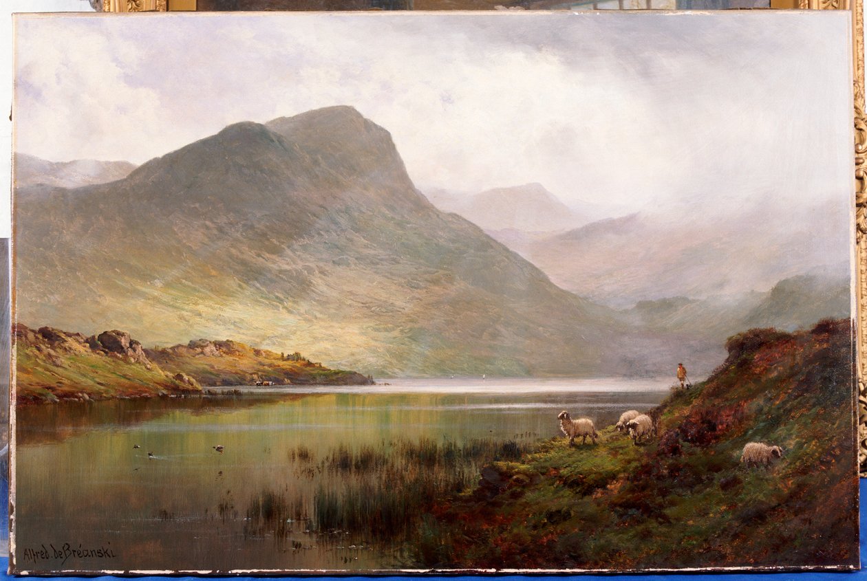 Lago Ness de Alfred de Breanski