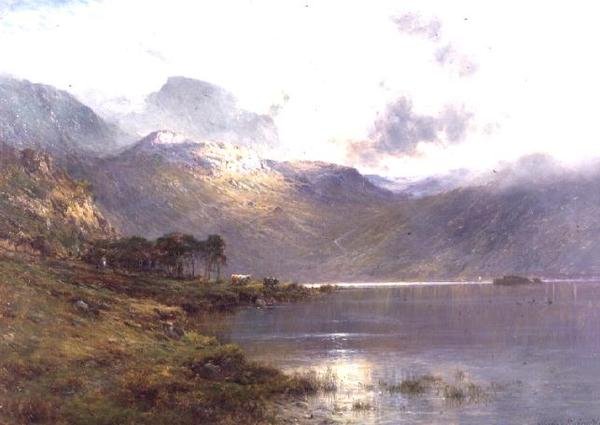 Cerca de Inversnaid, después de la lluvia de Alfred de Breanski