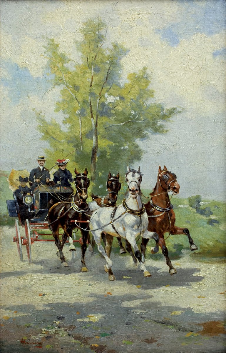 Paseo en carruaje de Alfredo Tominz