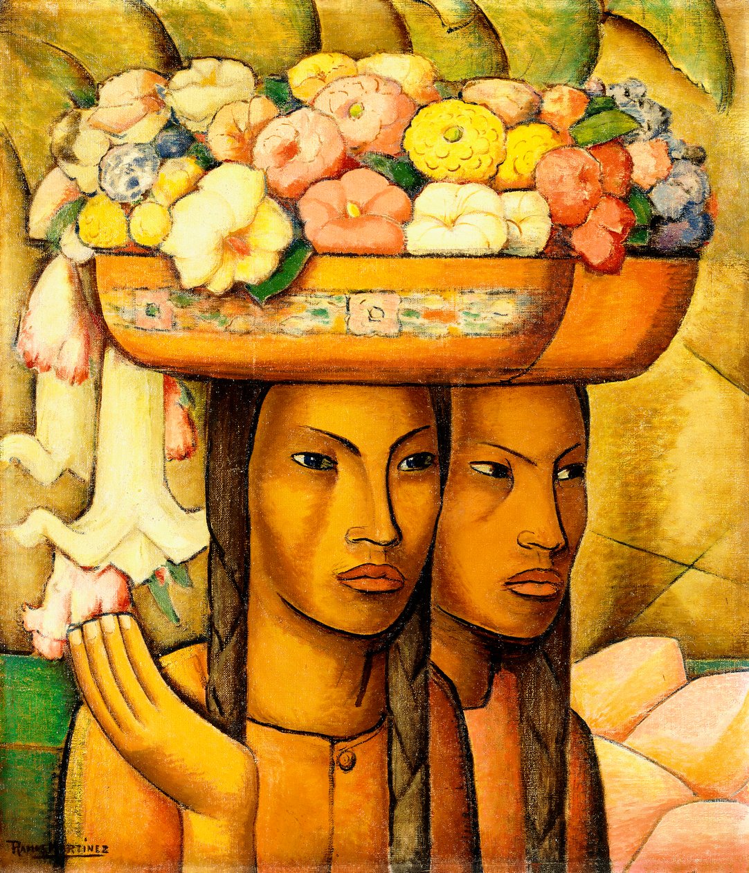 Vendedores de flores de Alfredo Ramos Martinez