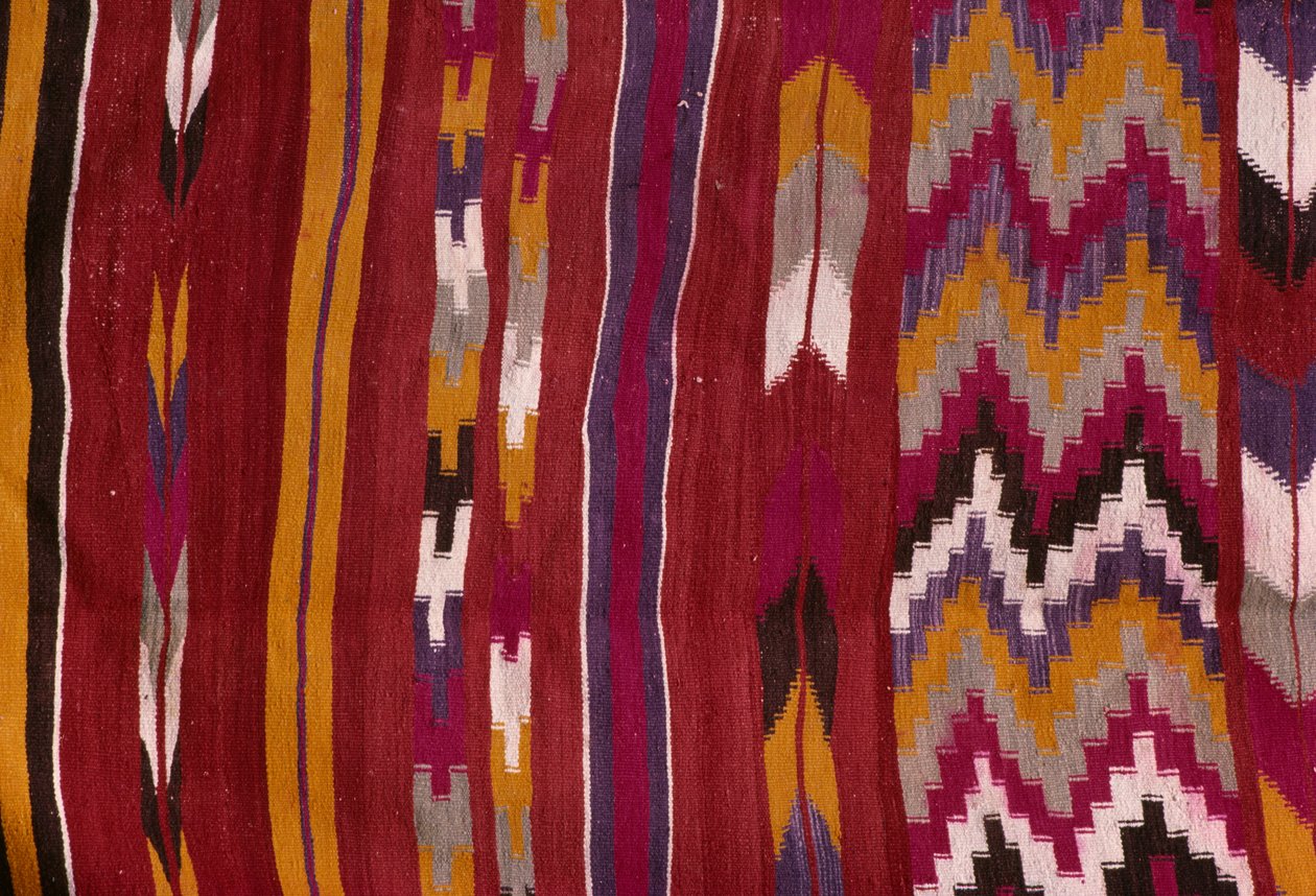 Alfombra del valle de Mzab, detalle de Algerian School