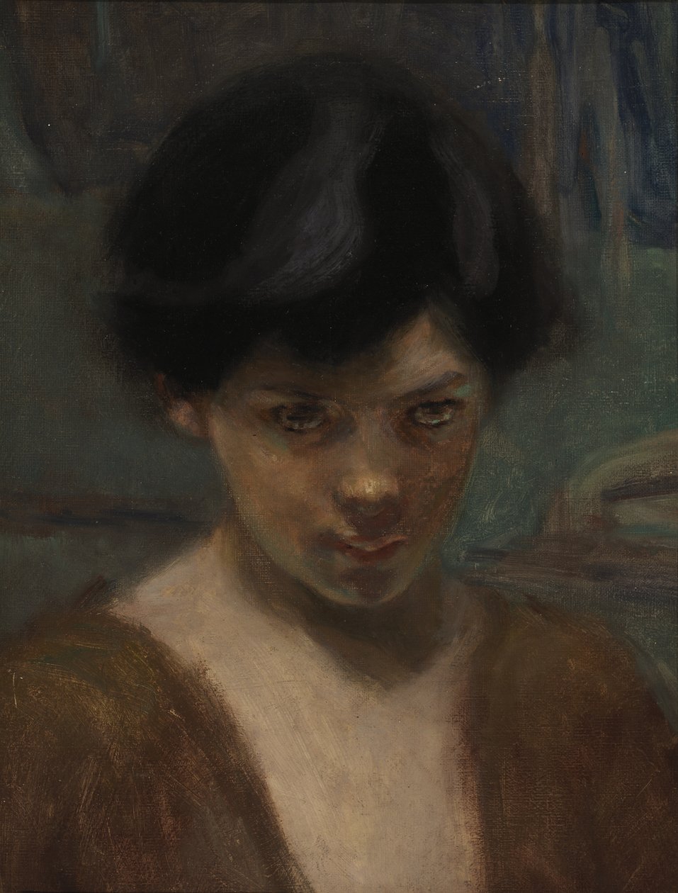 Estudio de la cabeza de un niño de Alice Pike Barney