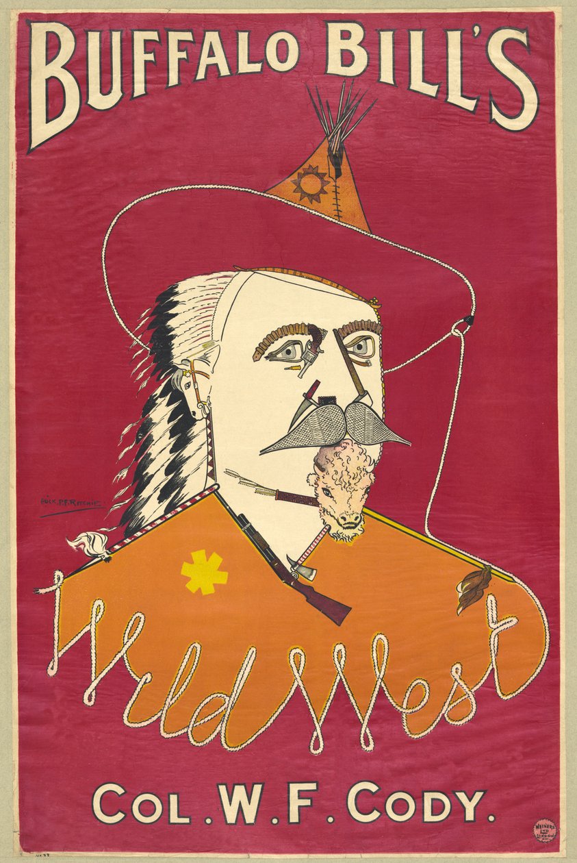 El Salvaje Oeste de Buffalo Bill, Col. W.F. Cody, publicado en 1890 de Alick P. F. Ritchie