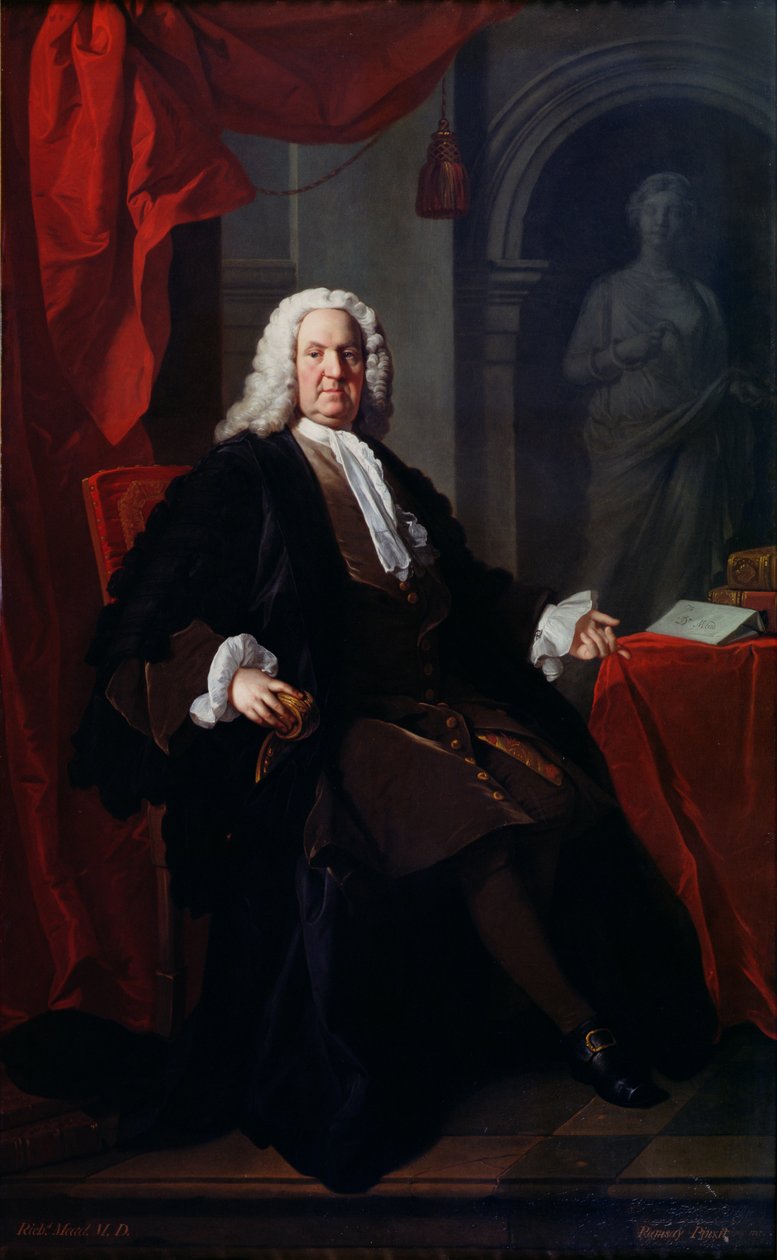 Retrato del Dr. Richard Mead, 1747 de Allan Ramsay