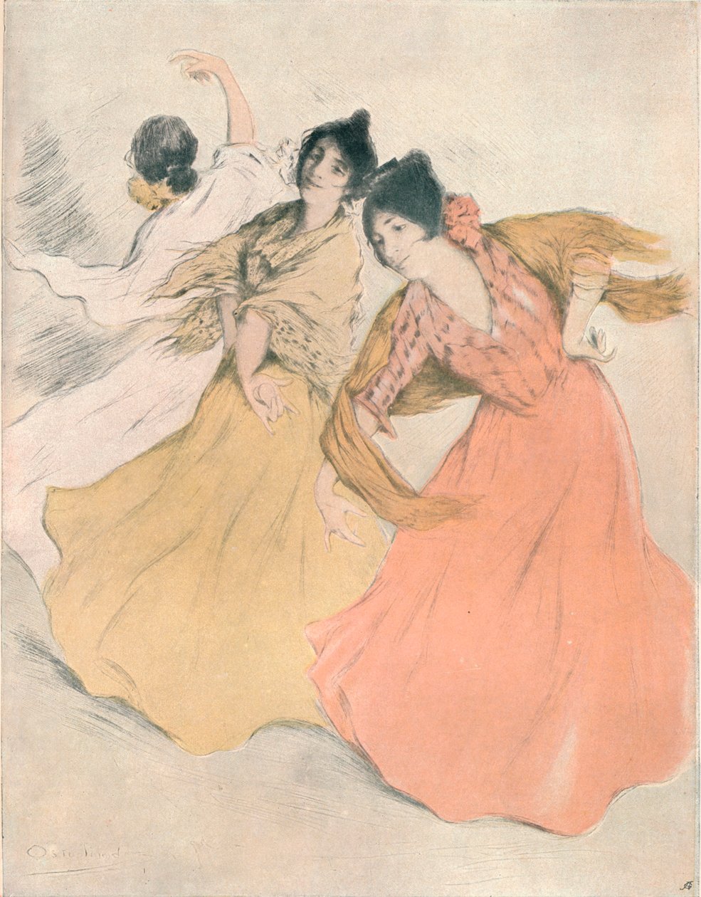 Bailarines españoles de Allan Osterlind