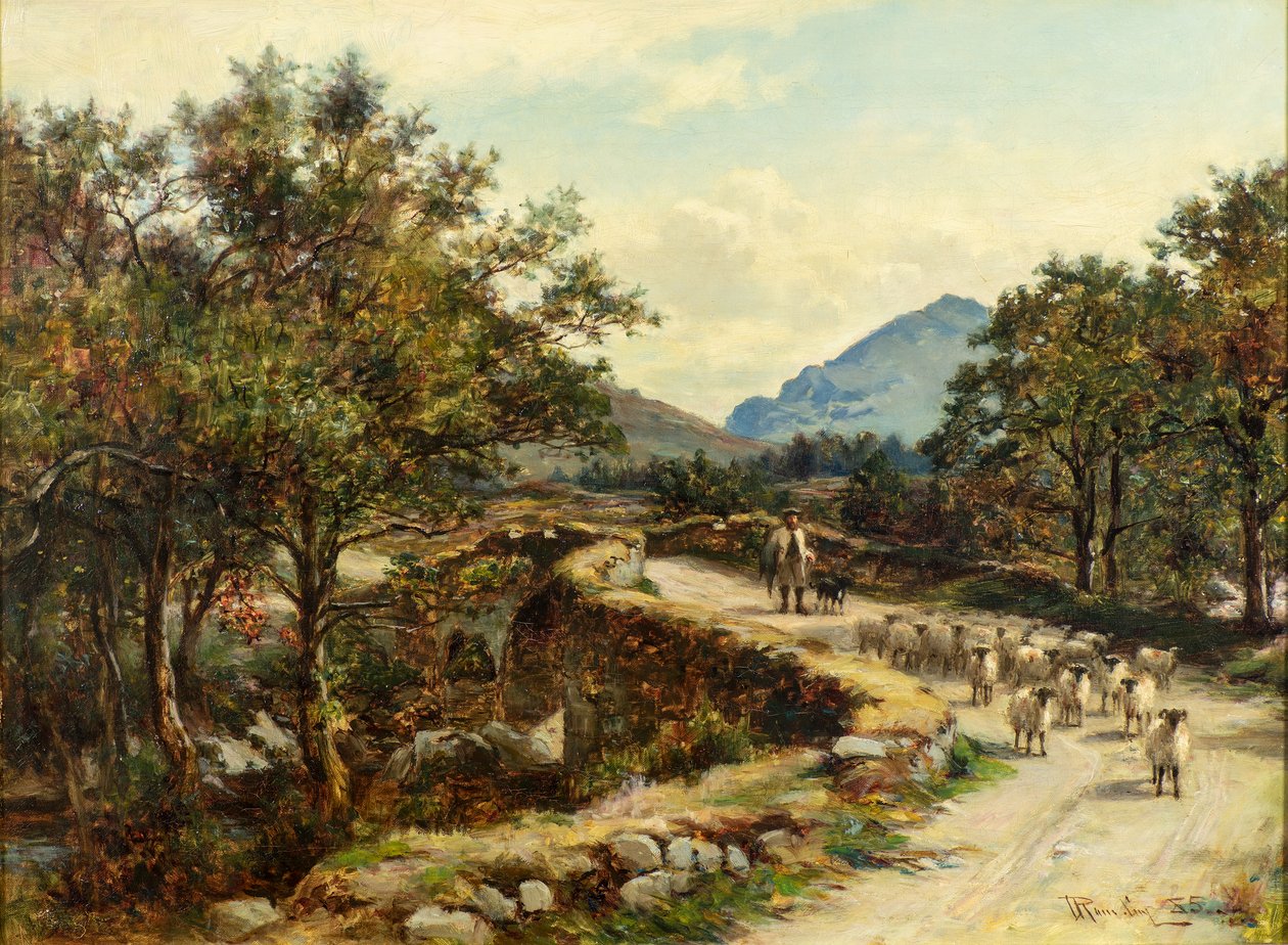 Puente Viejo en Inverlochy, Glenorchy de Allan Ramsay