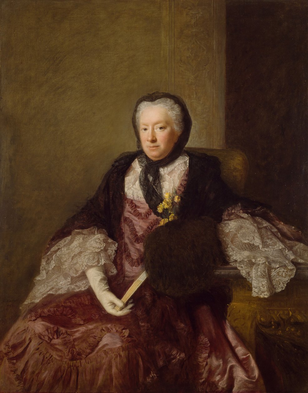 Retrato de la Sra. Mary Martin, 1761 de Allan Ramsay