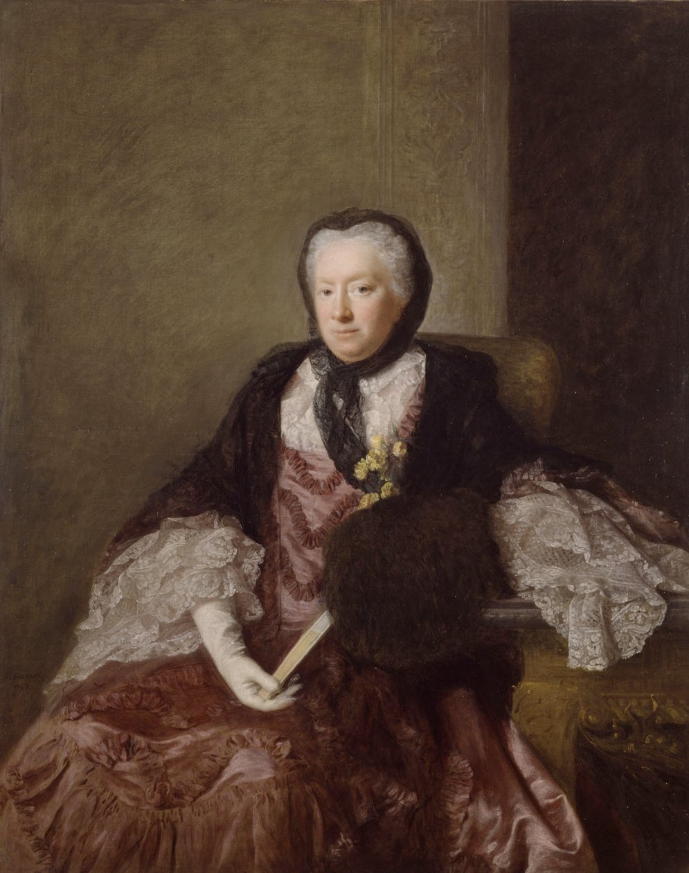 Retrato de la Sra. Mary Martin, 1761 de Allan Ramsay