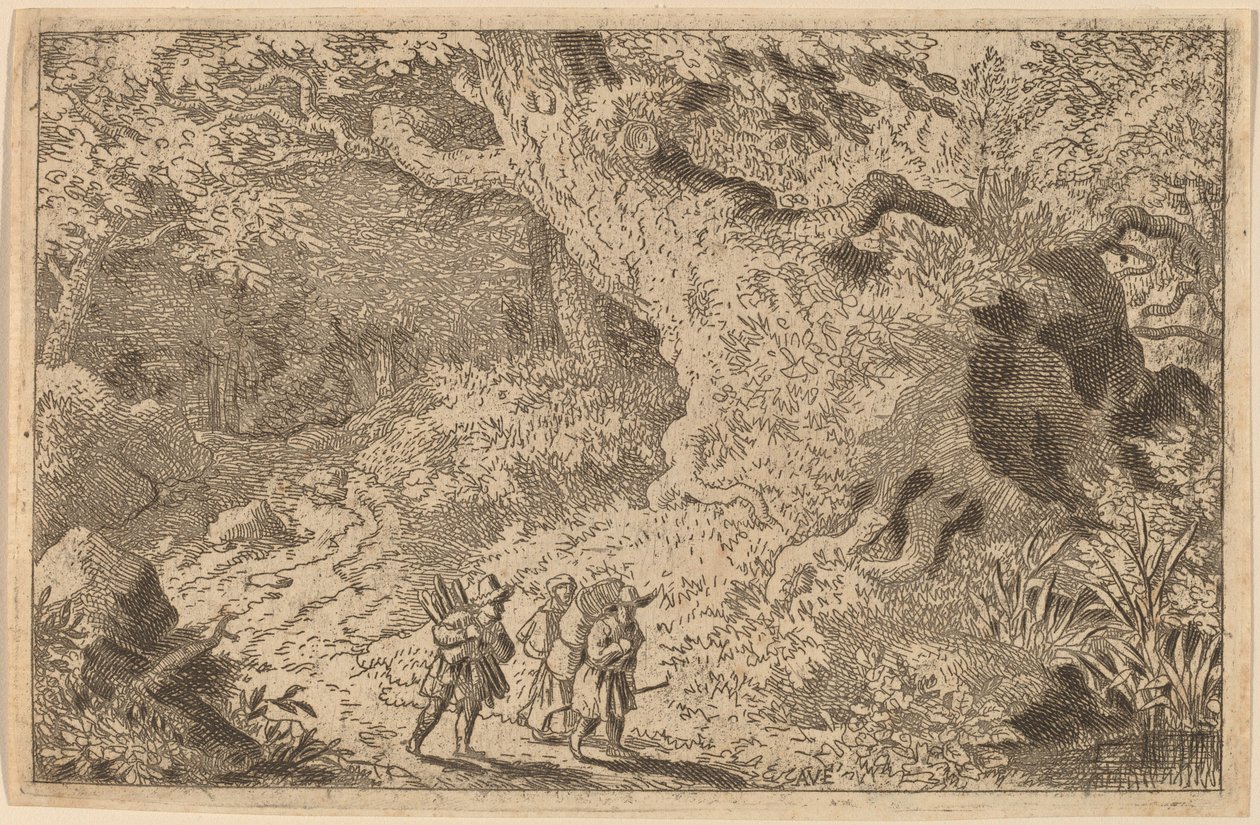 Un bosque espeso de Allart van Everdingen