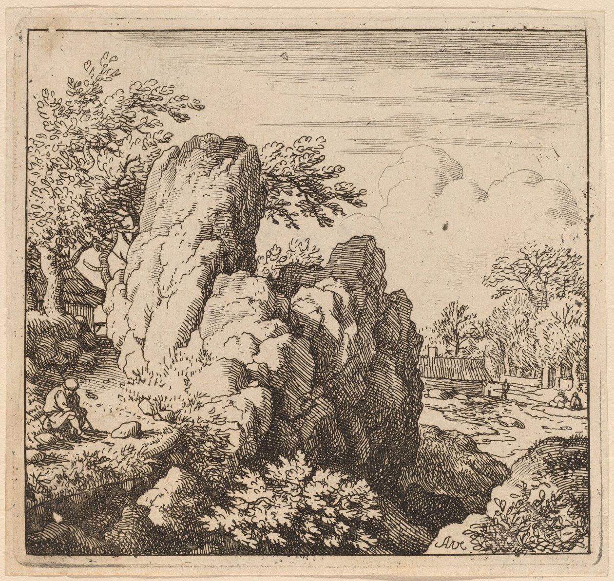 Gran roca de Allart van Everdingen