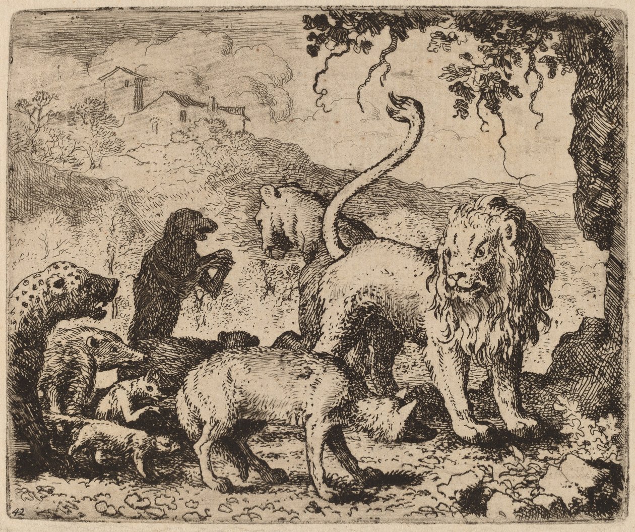 Reynard acusado de Allart van Everdingen