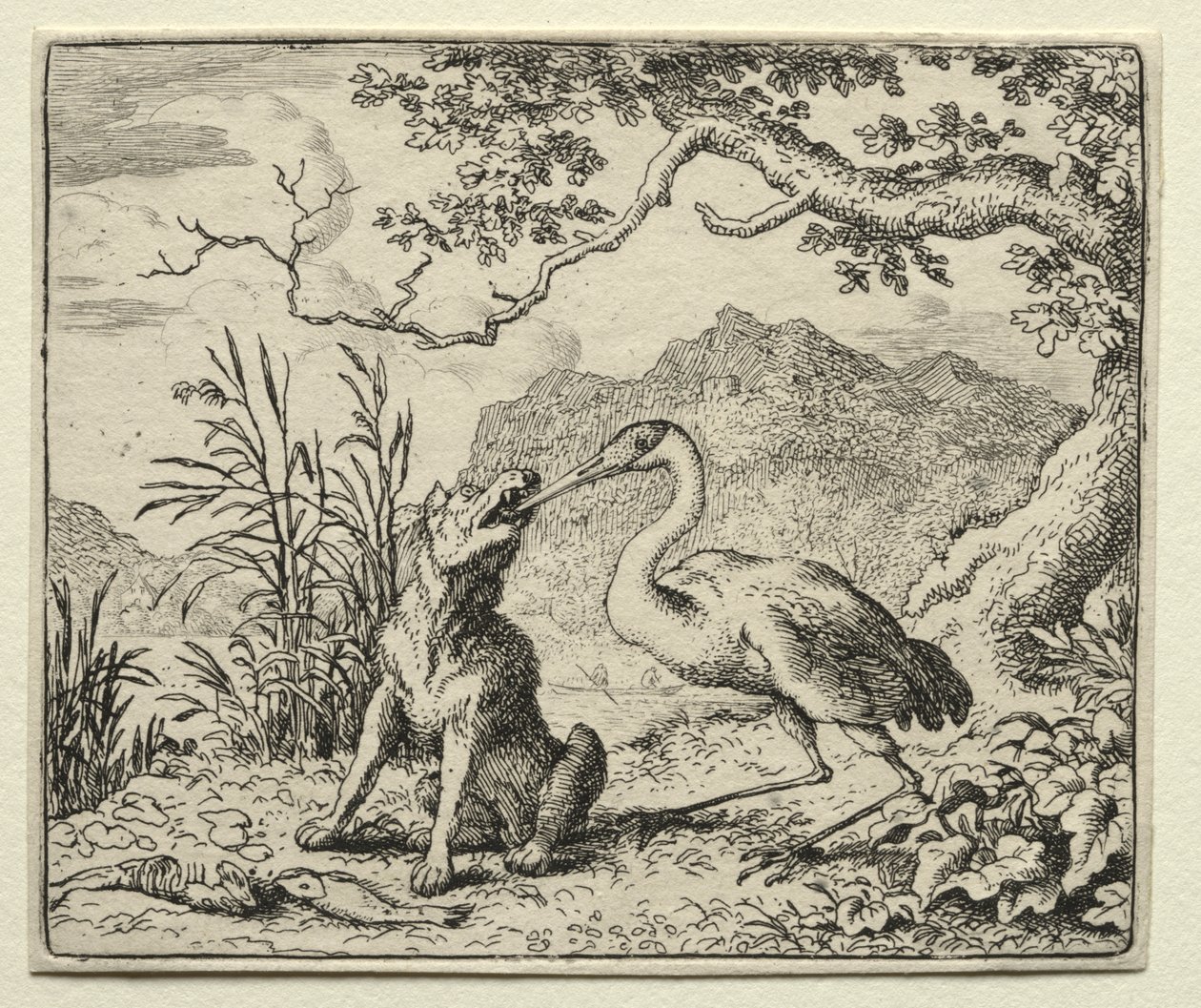 Reynard the Fox:  The Ungrateful Wolf de Allart van Everdingen