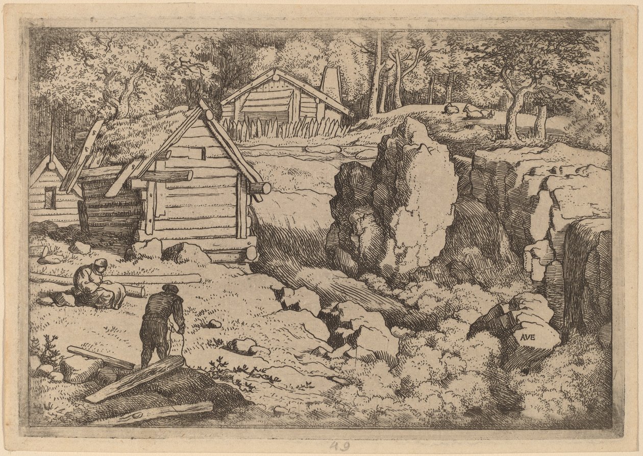 El carpintero de Allart van Everdingen