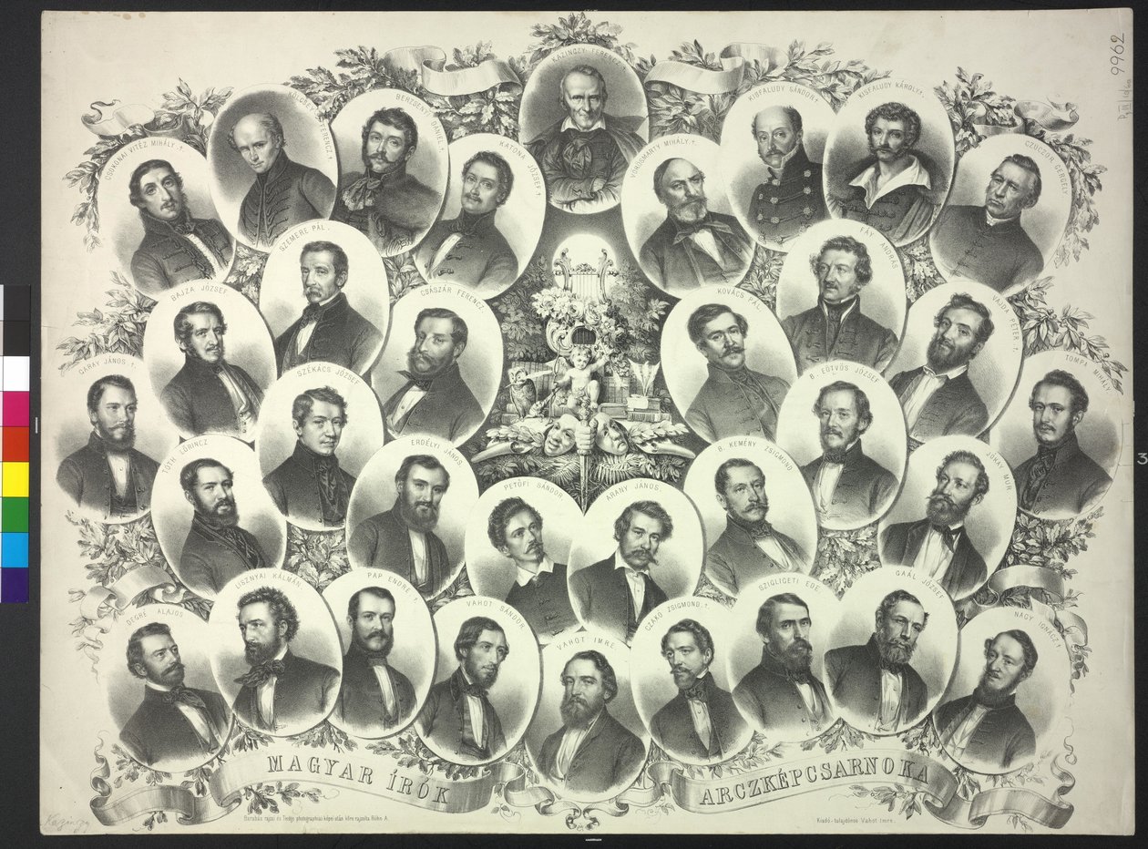 Retablo de escritores húngaros de Alois Rohn
