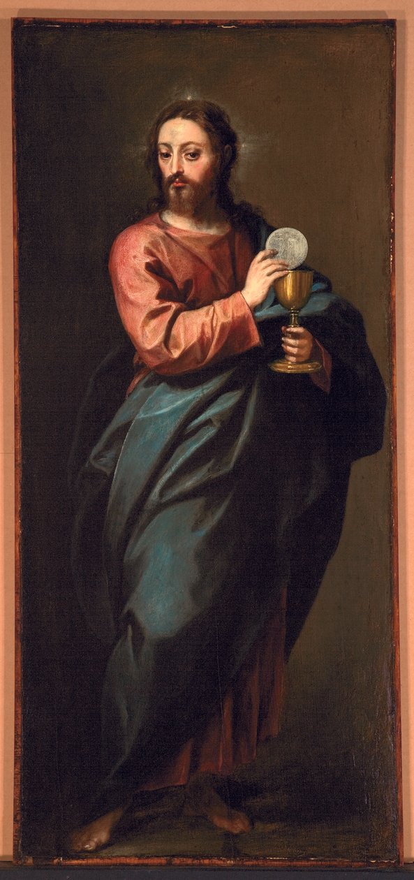 Cristo bendiciendo la hostia, c.1635 de Alonso Cano