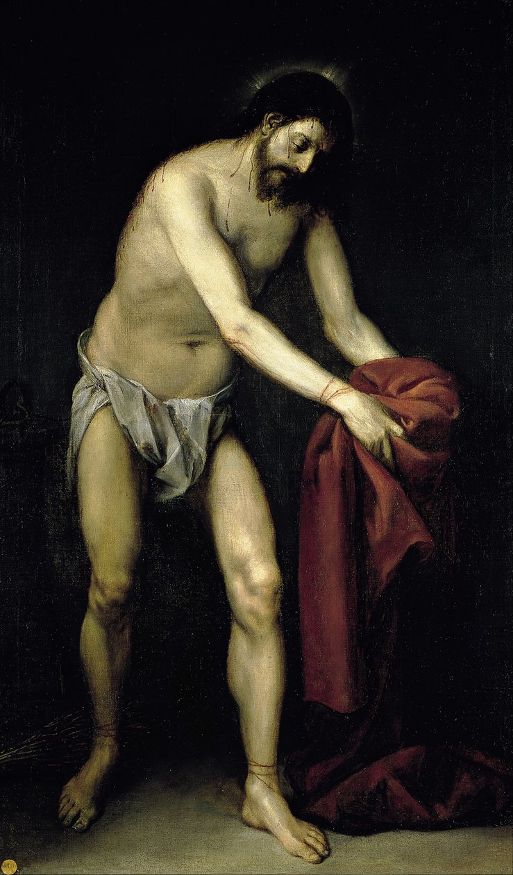 Cristo recogiendo las vestiduras de Alonso Cano