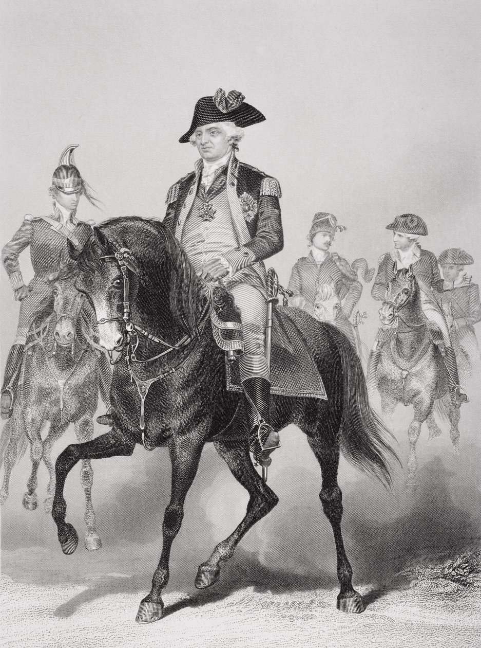 Retrato de Frederick William (1730-94) Barón von Steuben de Alonzo Chappel