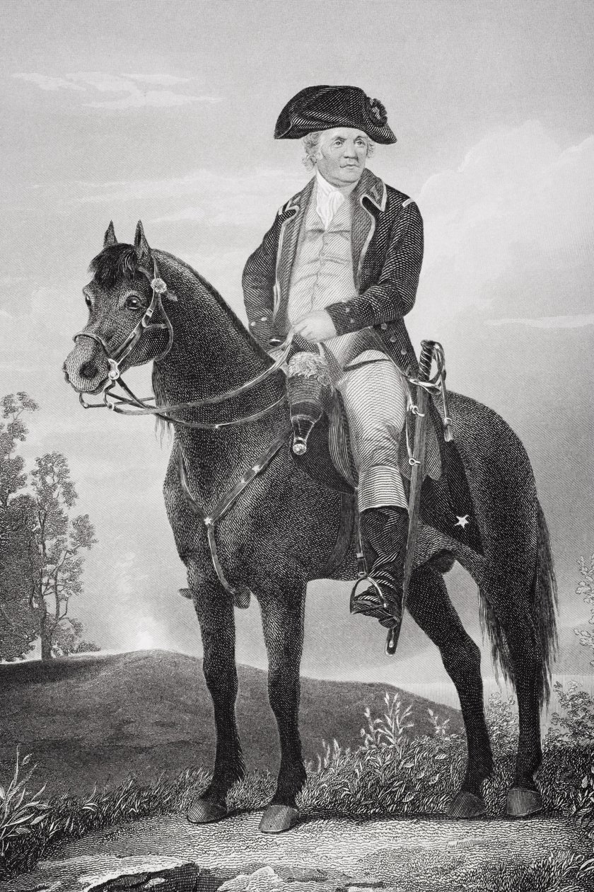 Retrato de Israel Putnam (1718-90) de Alonzo Chappel