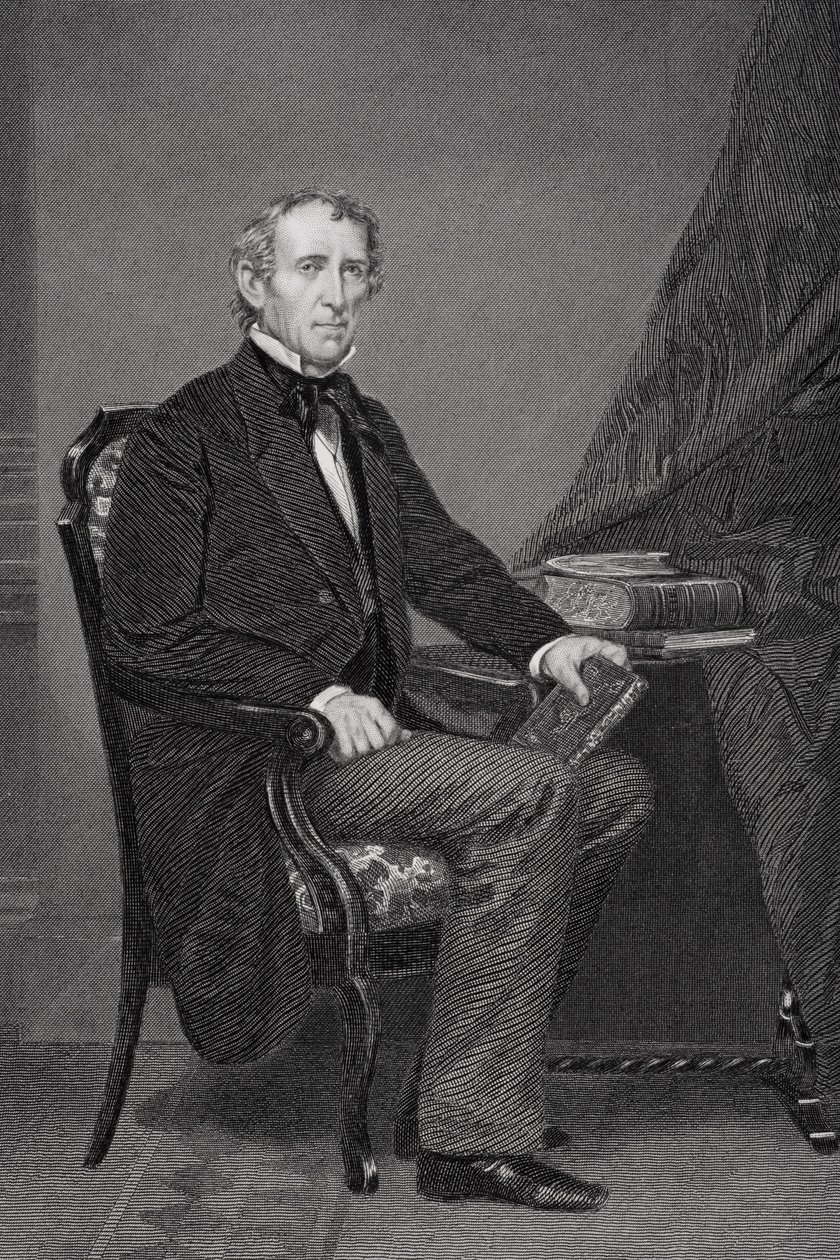 Retrato de John Tyler (1790-1862) de Alonzo Chappel