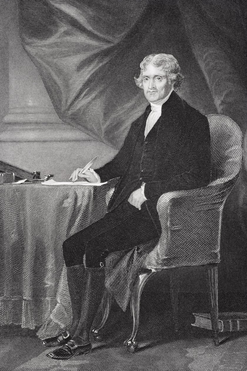 Retrato de Thomas Jefferson de Alonzo Chappel