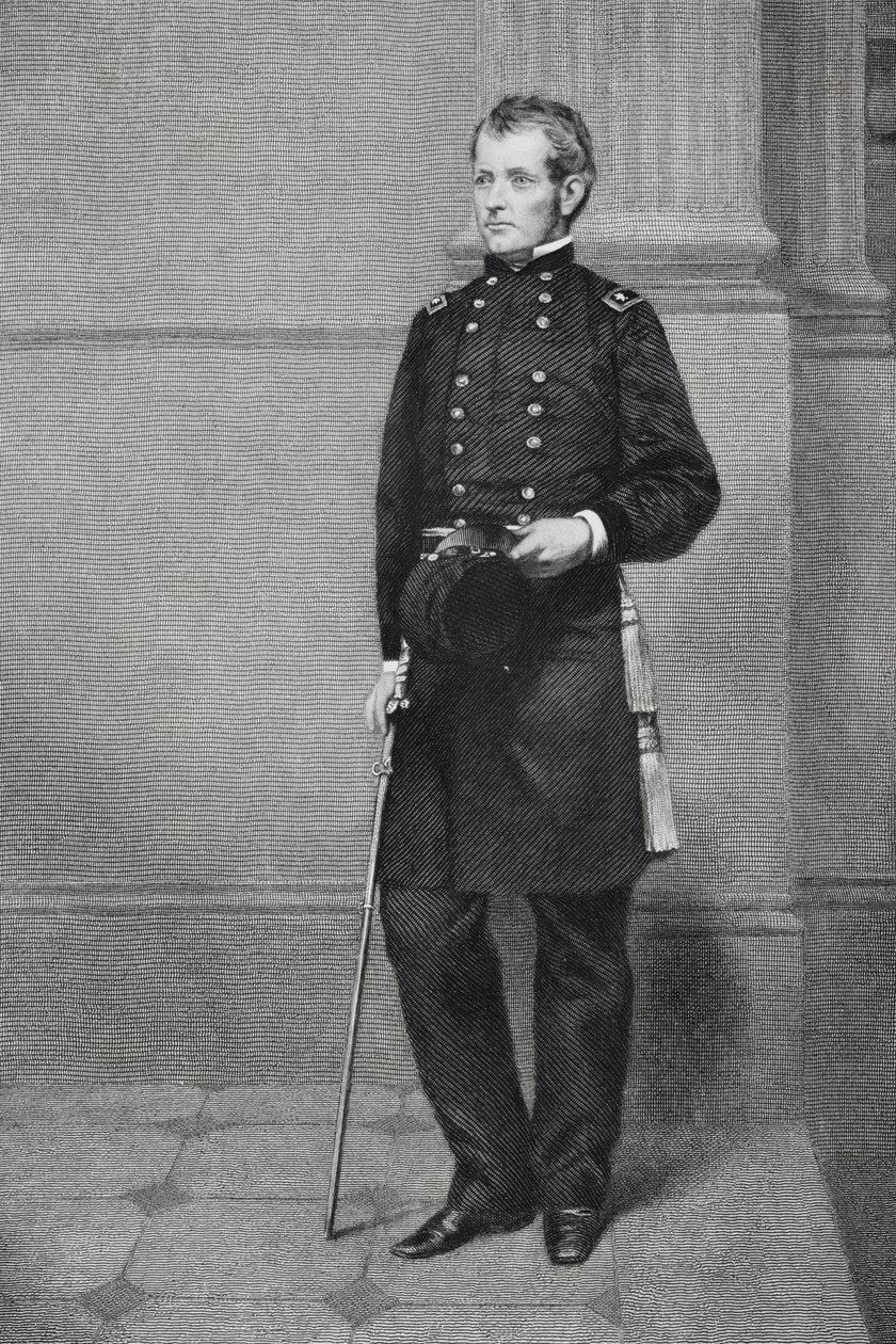 Retrato de Joseph Hooker (1814-79) de Alonzo Chappel