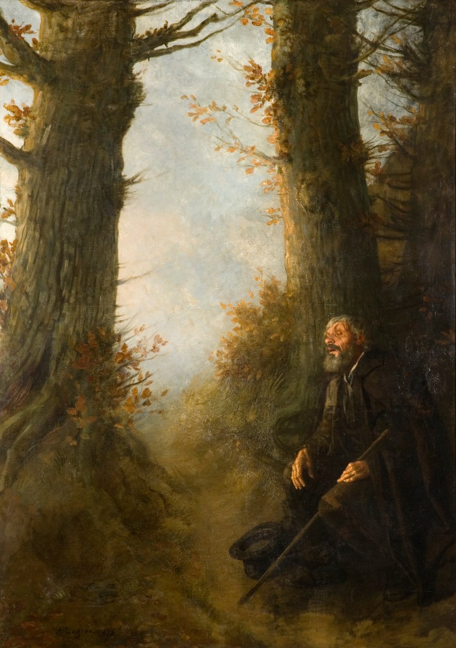 Viajero cansado, 1878 de Alphonse Legros