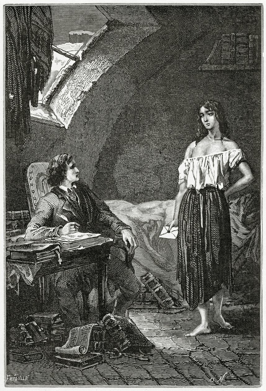 Ilustración de Los Miserables, Siglo XIX de Alphonse Marie de Neuville