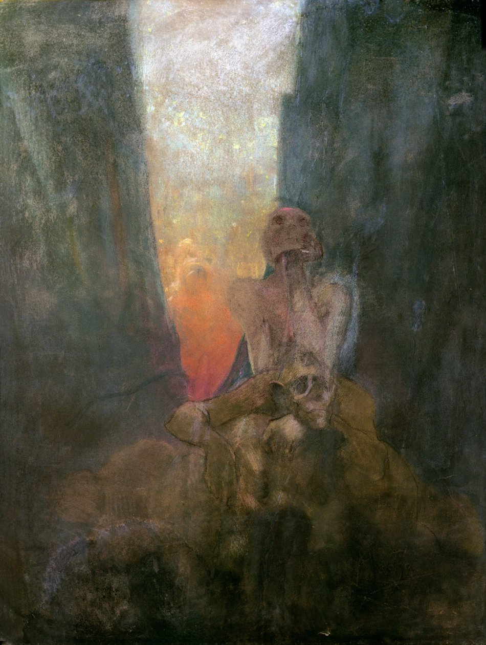 El abismo, 1899 de Alphonse Mucha