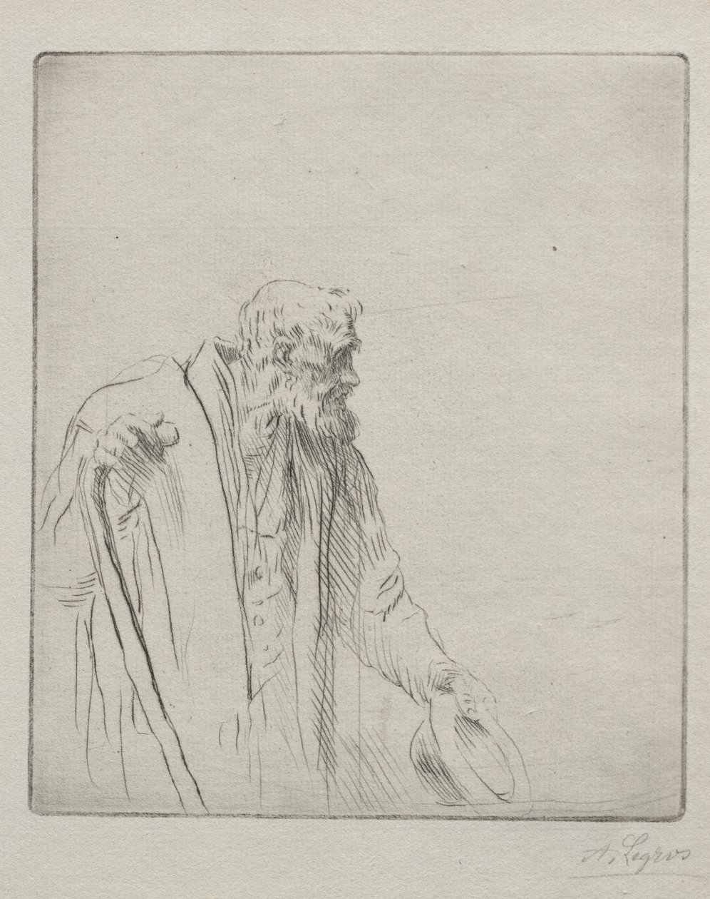 Un Mendigo de Alphonse Legros