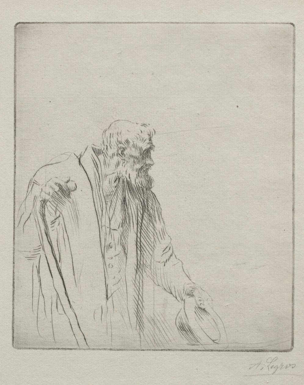 Un mendigo de Alphonse Legros