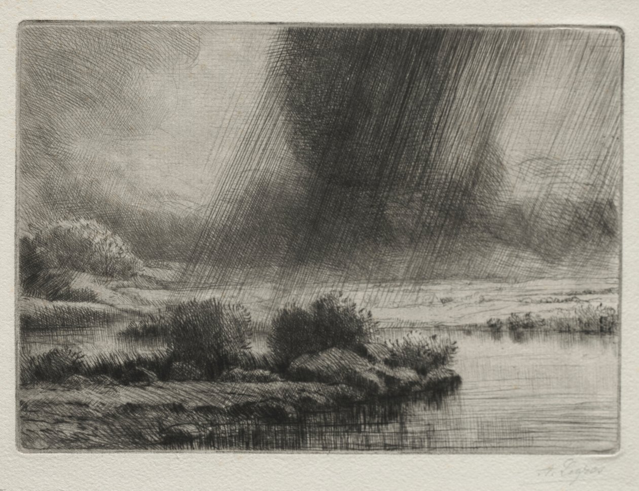 Una tormenta de Alphonse Legros
