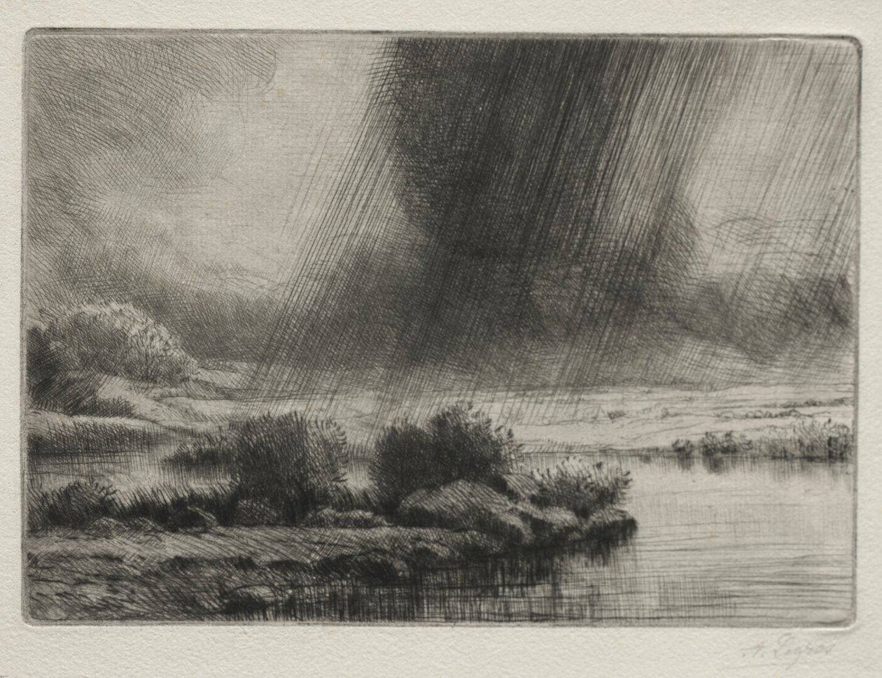 Una tormenta de Alphonse Legros