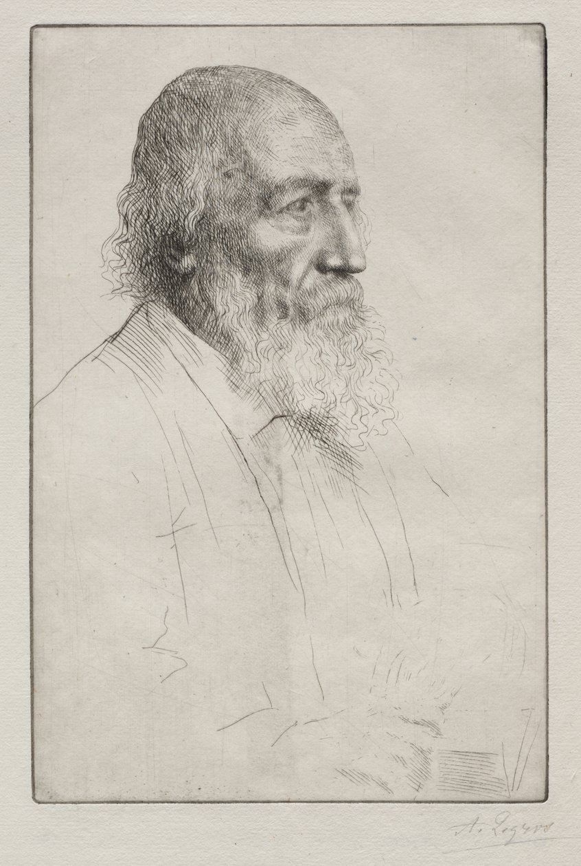 Alfred Lord Tennyson de Alphonse Legros