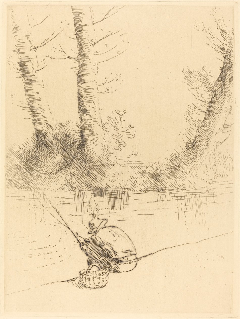 Pescador (Le pecheur a la ligne) de Alphonse Legros