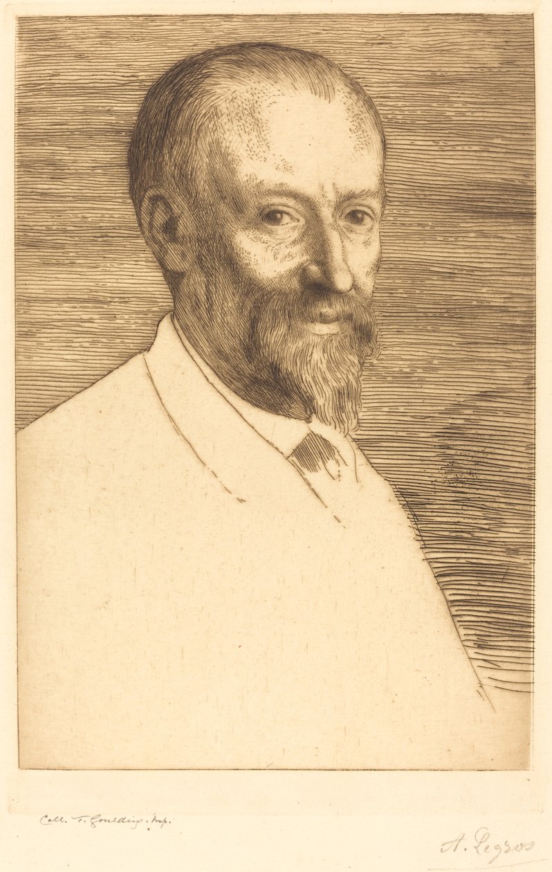 Auguste Poulet-Malassis, segunda placa de Alphonse Legros