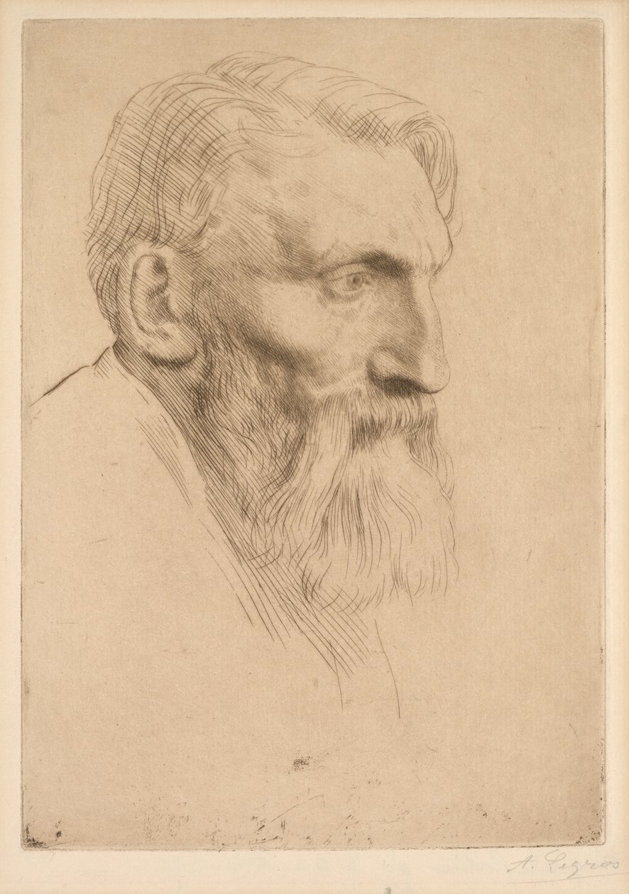 Auguste Rodin, 1881 de Alphonse Legros